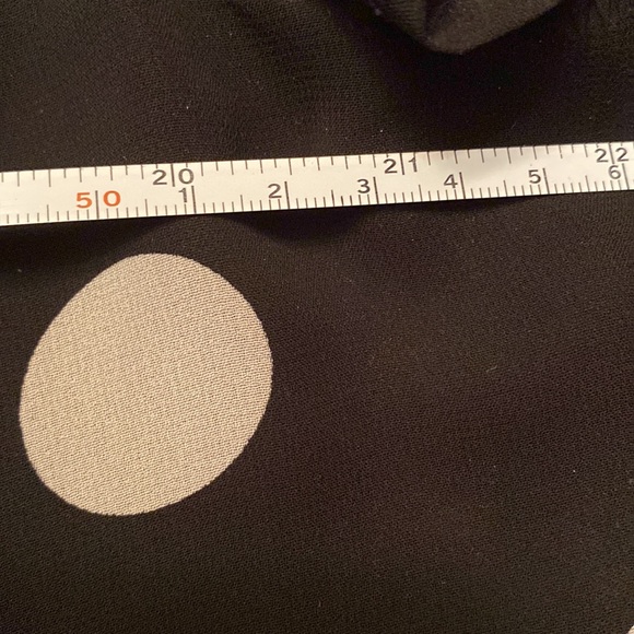 Evan-Picone Polka Dot Button Up Blouse - Picture 10 of 10